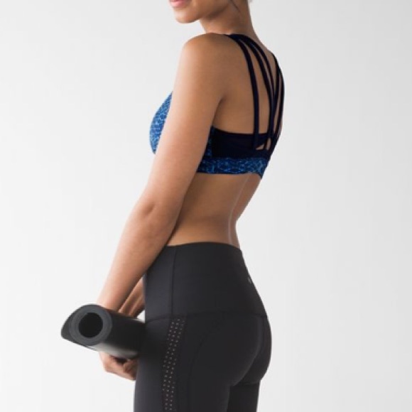 Lululemon Energy Bra (Exhale) Kayak Hero Blue - Picture 5 of 11